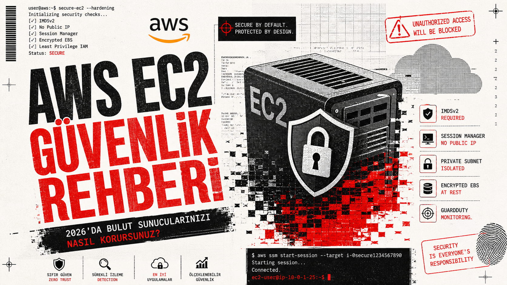 AWS EC2 Güvenlik Rehberi: 2026'da Bulut Sunucularınızı Nasıl Korumalısınız?